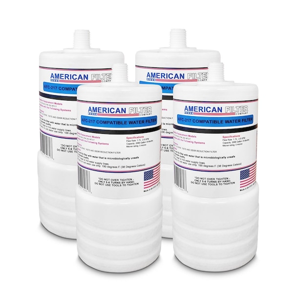American Filter Co PW-200 Water Filters (made by Model # AFC-APH-217 Comparable to 3M AquaPure PW-200), 4PK AFC-APH-217-4p-4642 - main